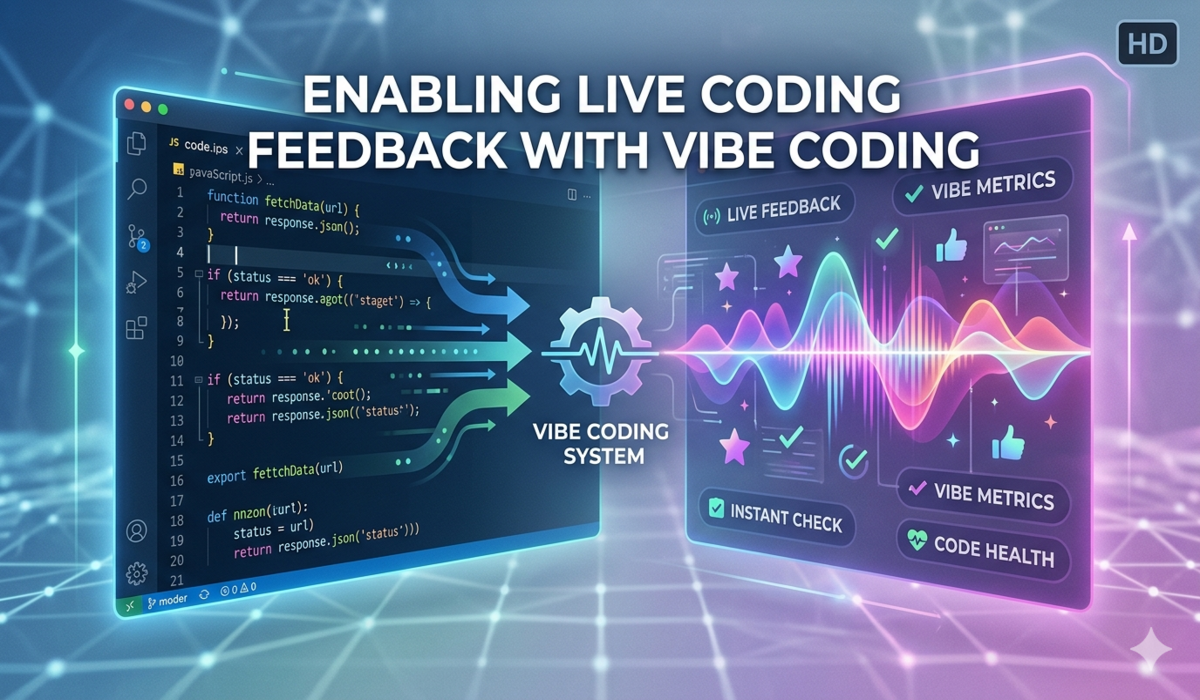 Enabling Live Coding Feedback with Vibe Coding