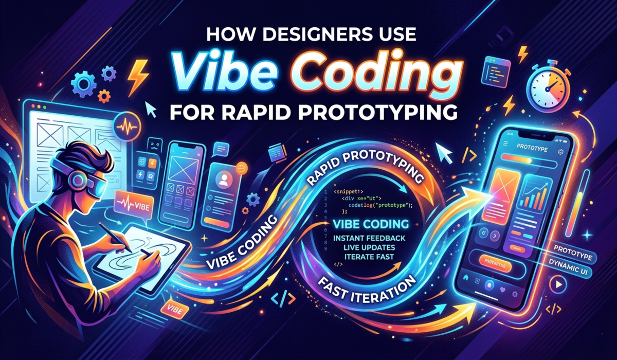 How Designers Use Vibe Coding for Rapid Prototyping