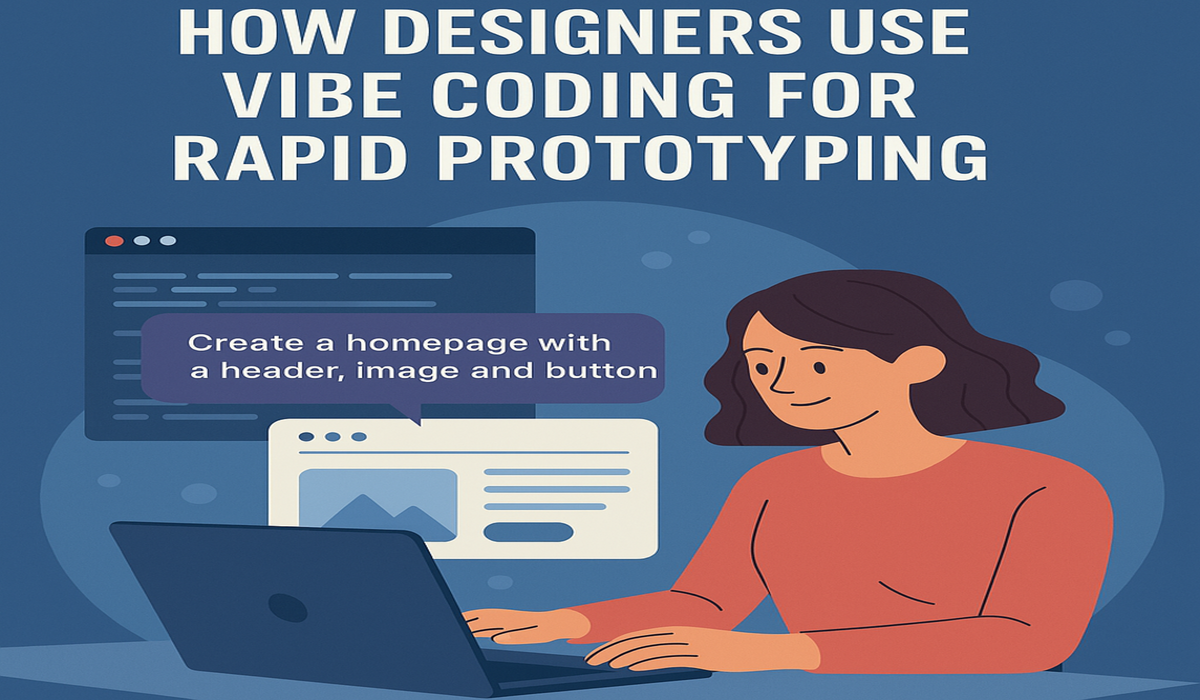 How designers use vibe coding for rapid prototyping