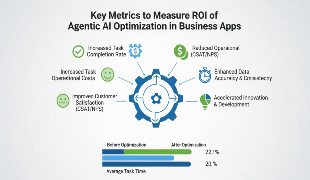 Measuring ROI of Agentic AI Optimization in Business Apps 3 Measuring ROI of Agentic AI Optimization in Business Apps