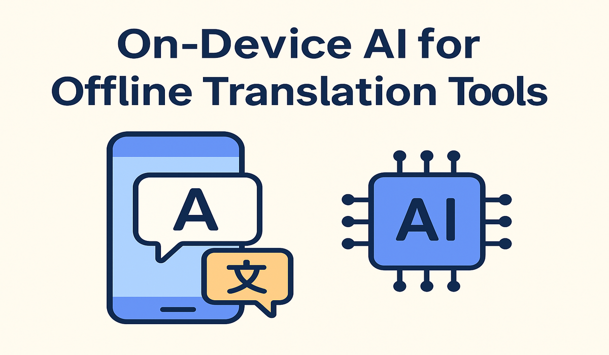On Device AI for Offline Translation Tools