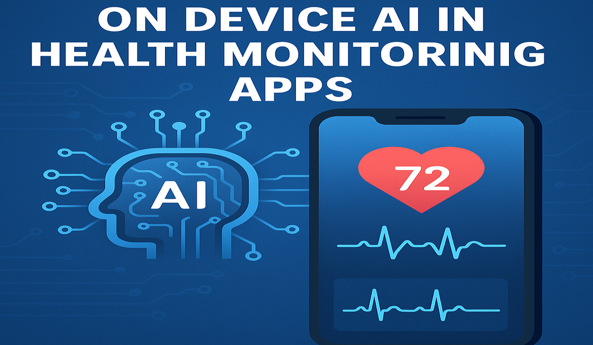 On Device AI in Health Monitoring Apps