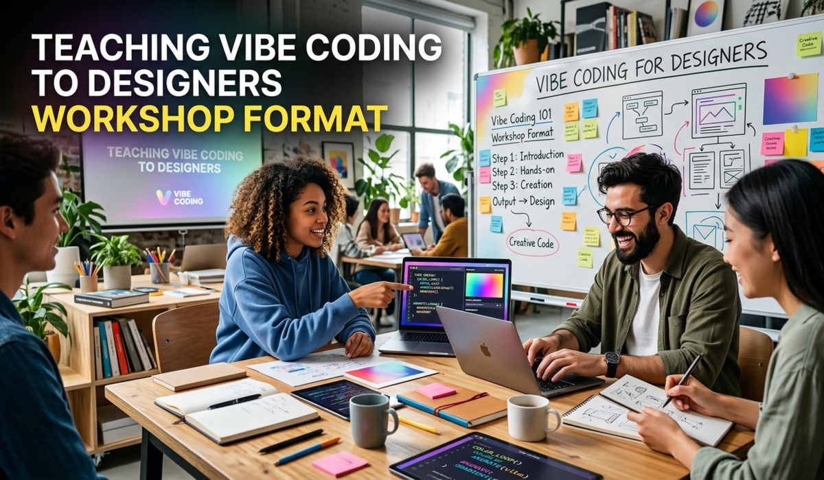 Teaching Vibe Coding to Designers Workshop Format