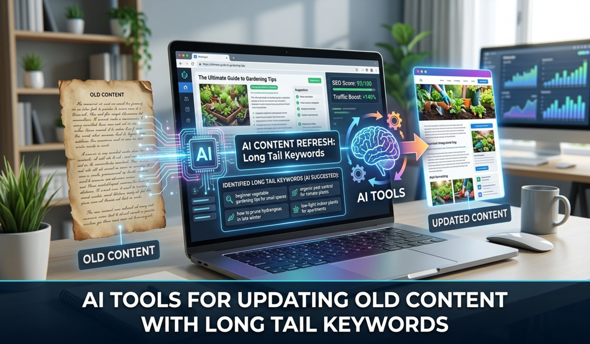 AI Tools for Updating Old Content with Long Tail Keywords