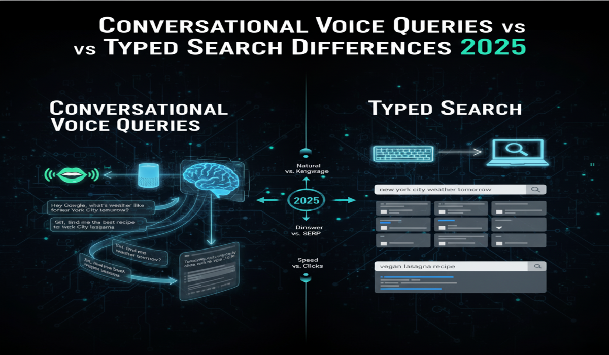 Conversational Voice Queries vs Typed Search
