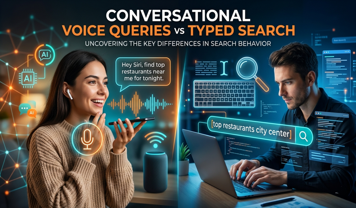Conversational Voice Queries vs Typed Search Differences