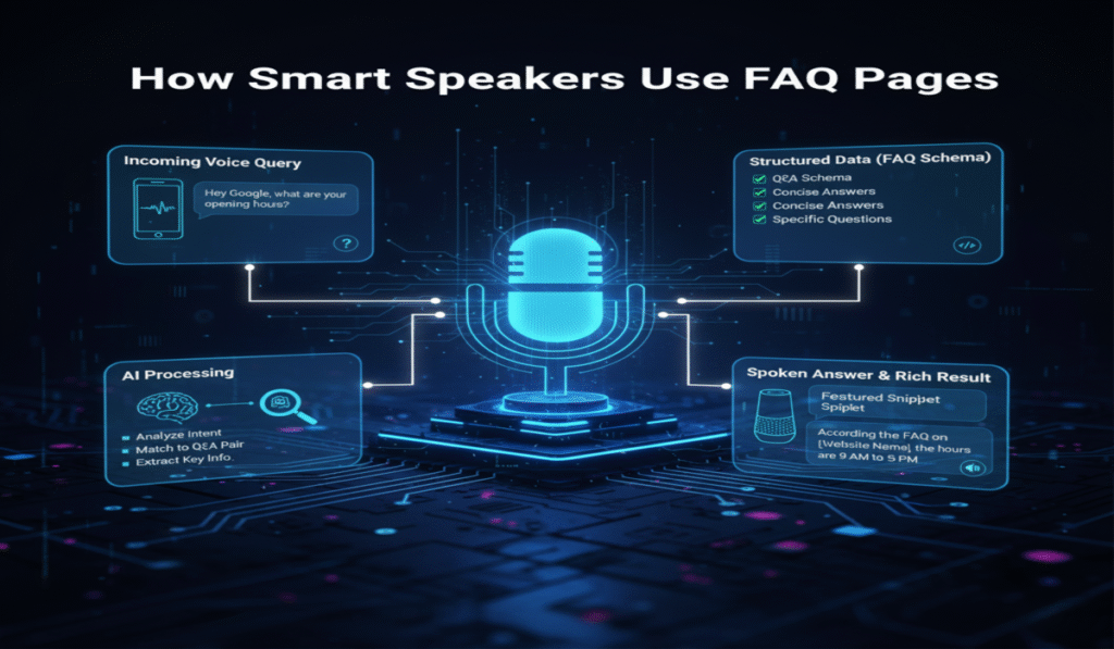 Optimizing FAQ Pages for Smart Speaker Answers: The Complete 2025 Guide