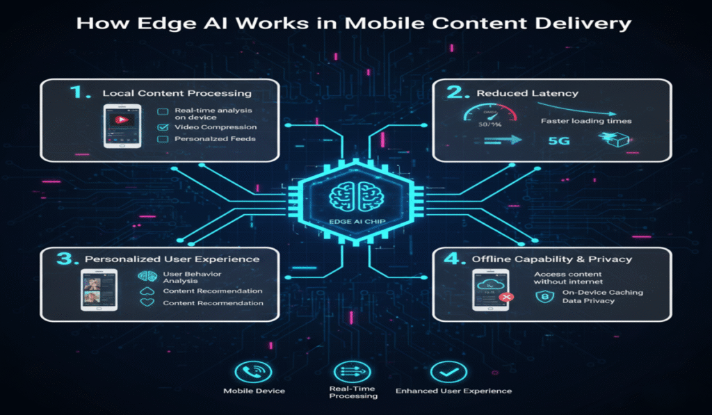 Edge AI Impact on Mobile Content Delivery: A Complete Guide 3 Edge AI Impact on Mobile Content Delivery: A Complete Guide