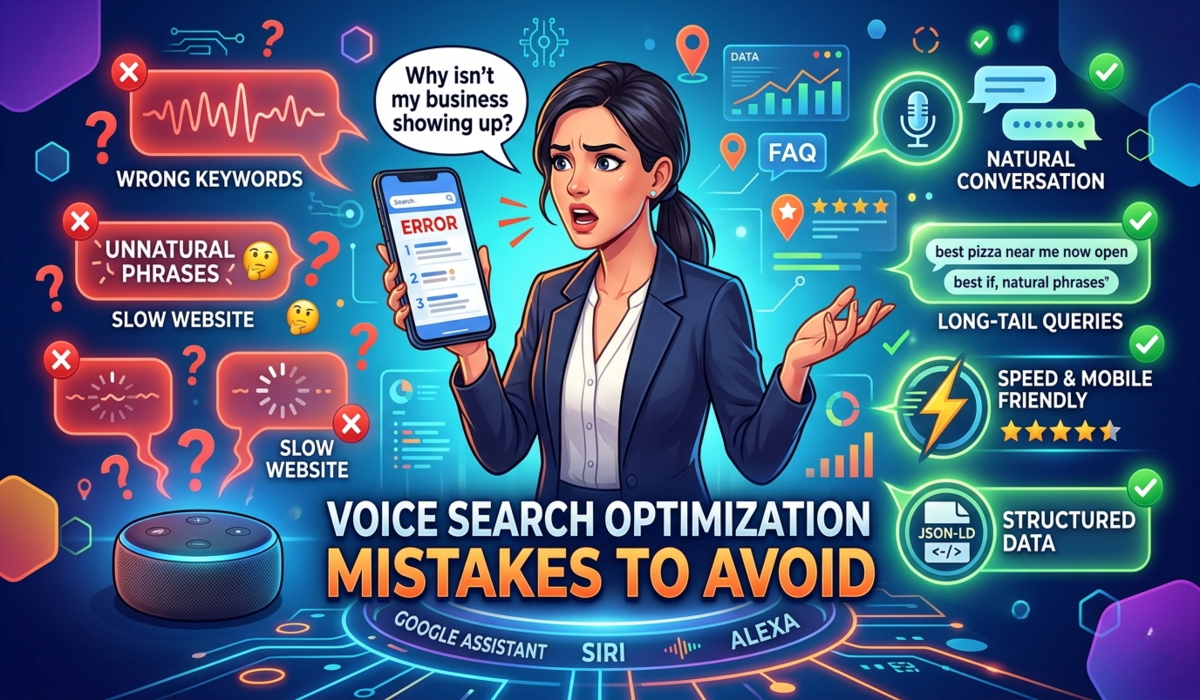 Voice Search Optimization Mistakes to Avoid