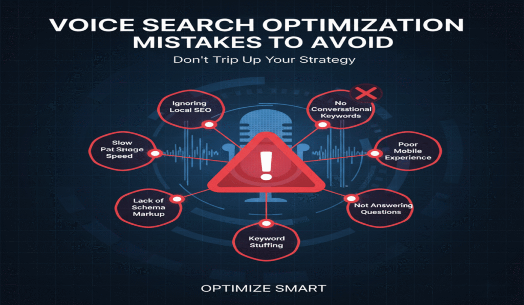 Voice Search Optimization Mistakes to Avoid 3 Voice Search Optimization Mistakes to Avoid