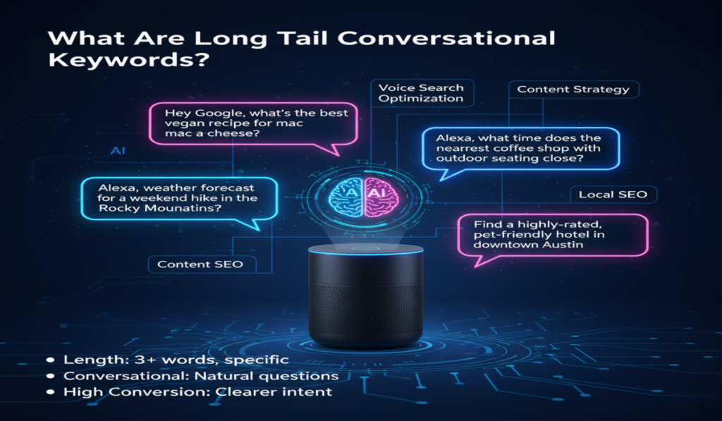 Long Tail Conversational Keywords for Smart Speaker Queries 3 Long Tail Conversational Keywords for Smart Speaker Queries