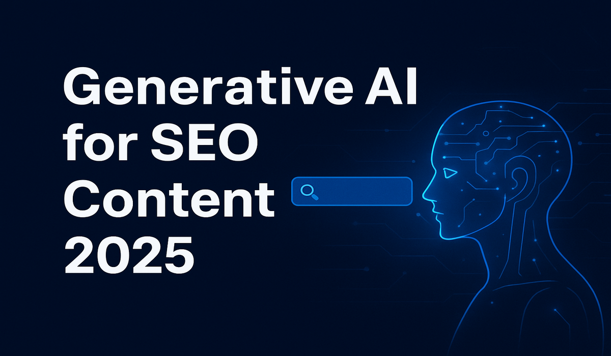Generative AI for SEO Content 2025