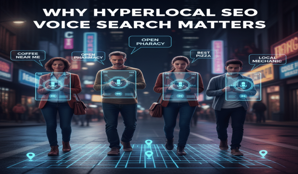 Hyperlocal SEO Voice Search: The Future of Local Discoverability in 2025 3 Hyperlocal SEO Voice Search: The Future of Local Discoverability in 2025