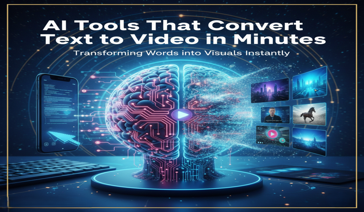 AI Tools That Convert Text to Video in Minutes