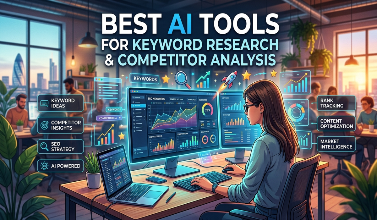 Best AI Tools for Keyword Research and Competitor Analysis