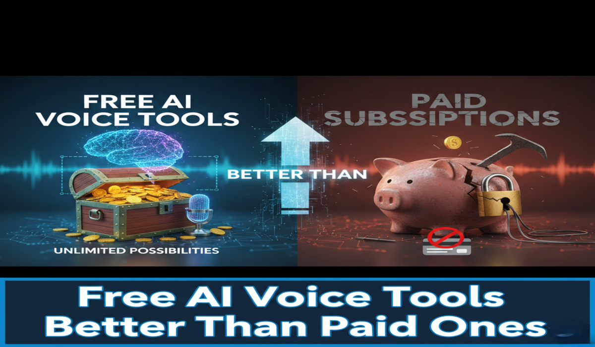 Free AI Voice Tools Better Than Paid Ones