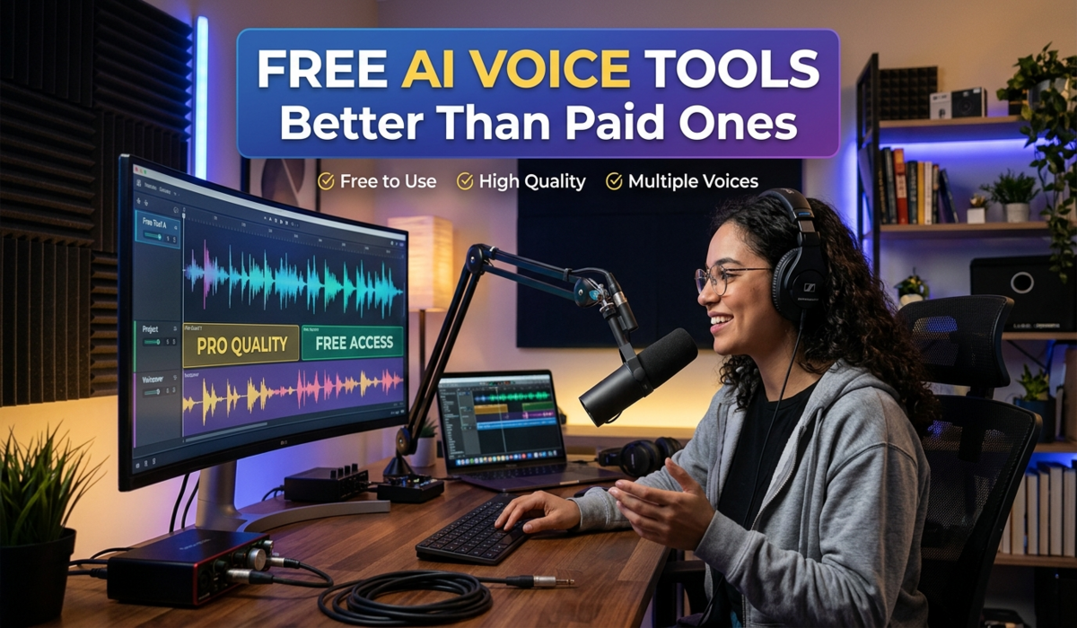Free AI Voice Tools Better Than Paid Ones