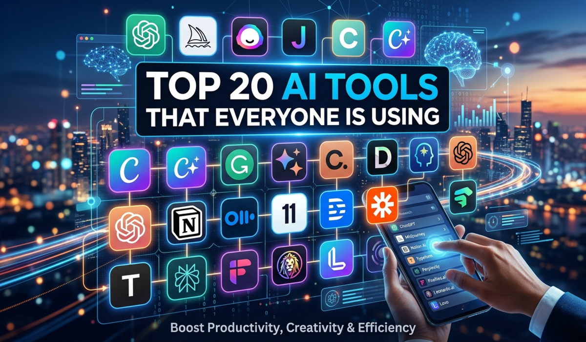 Top 20 AI Tools That Everyone Is Using