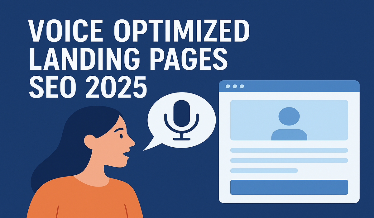 voice optimized landing pages SEO