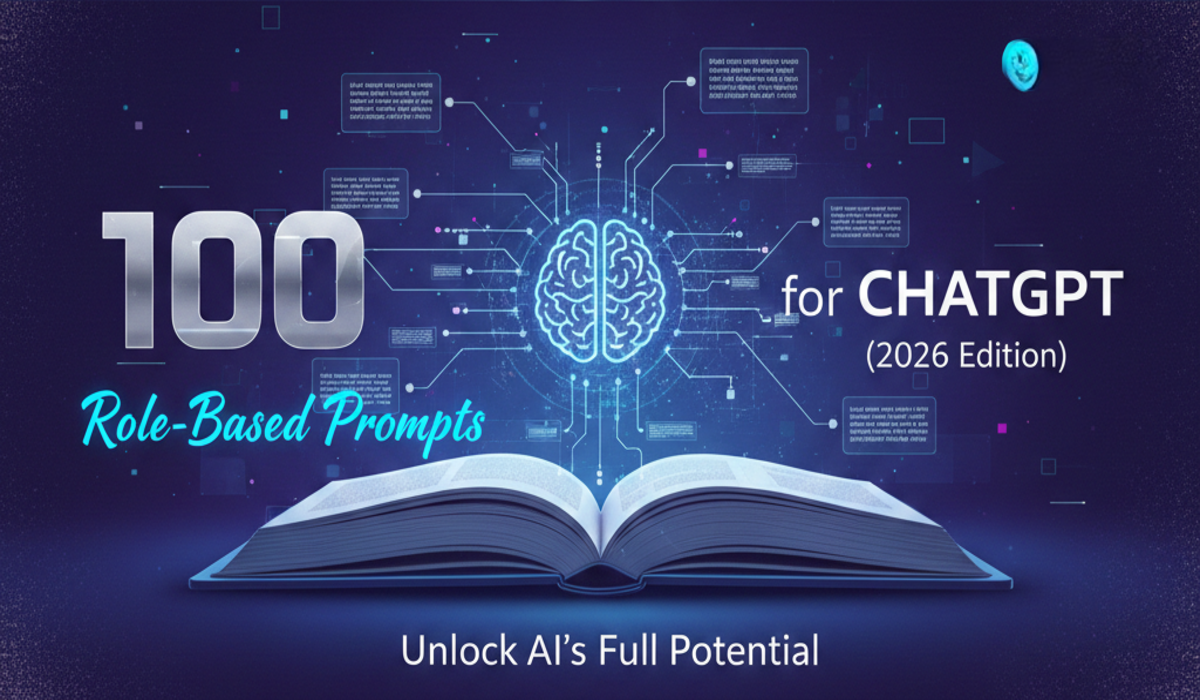 100 Role Based Prompts for ChatGPT