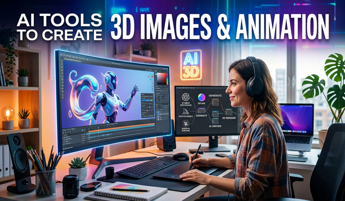 AI Tools to Create 3D Images and Animation