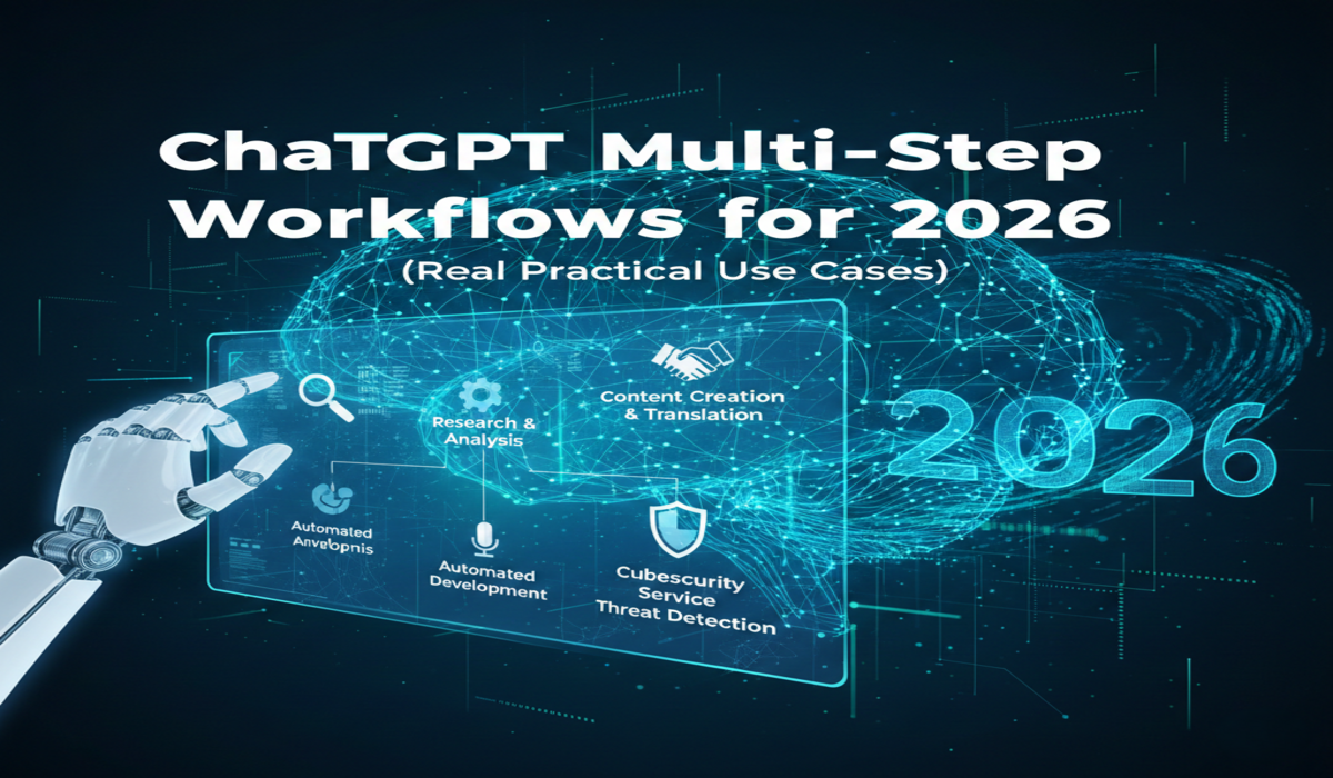 ChatGPT Multi Step Workflows for 2026