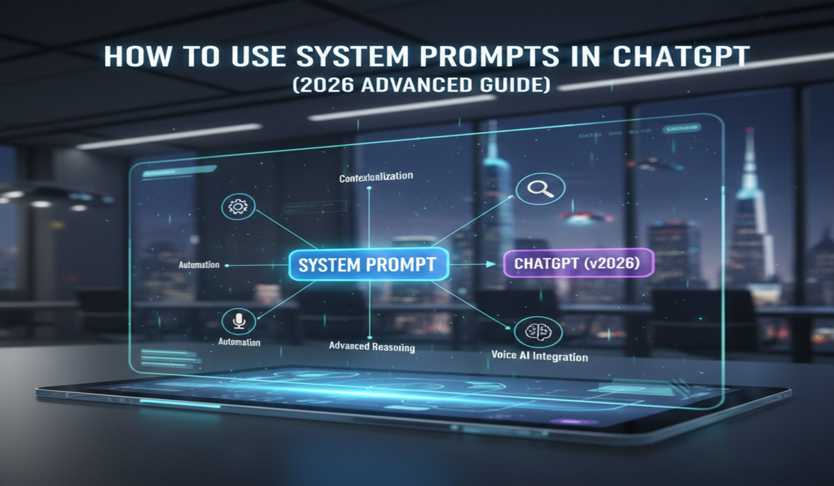 How to Use System Prompts in ChatGPT