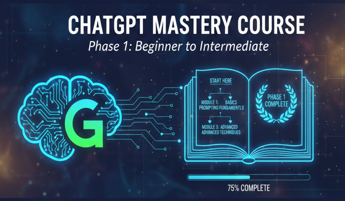 ChatGPT Mastery Course Phase 1 Complete Beginner to Intermediate