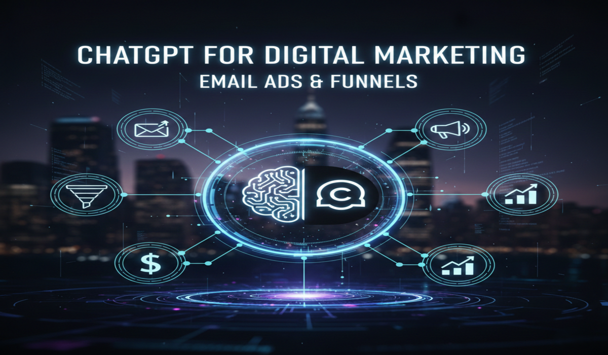 ChatGPT for Digital Marketing Email Ads and Funnels