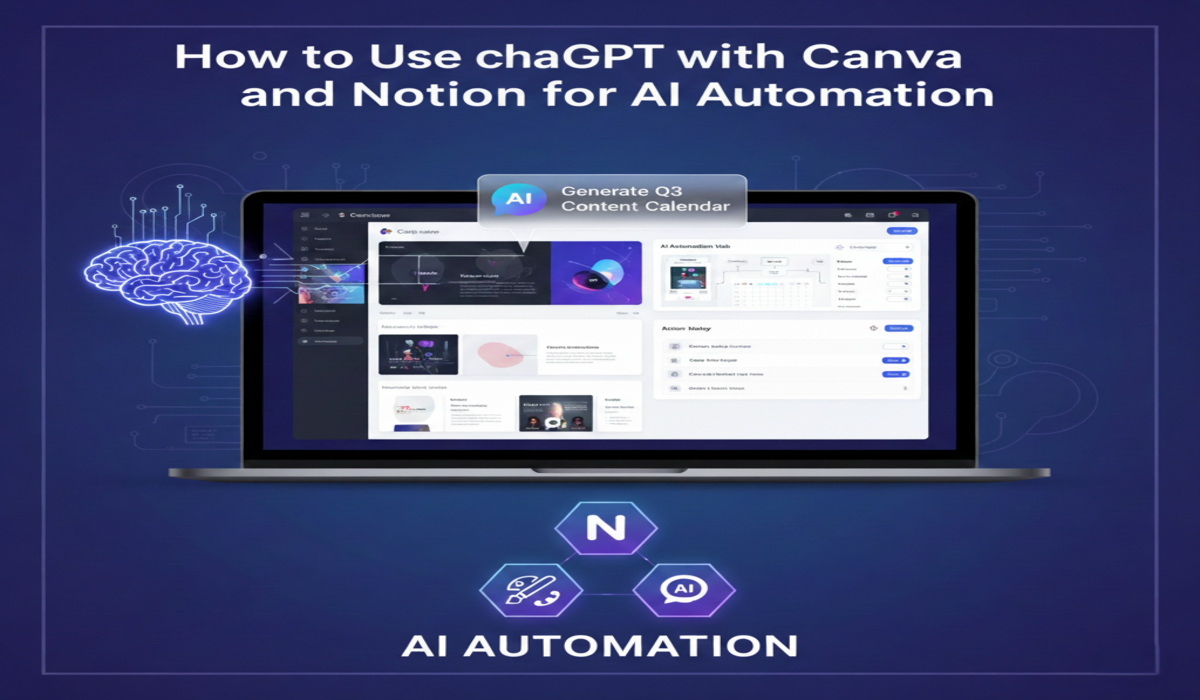 How to Use ChatGPT with Canva and Notion for AI Automation
