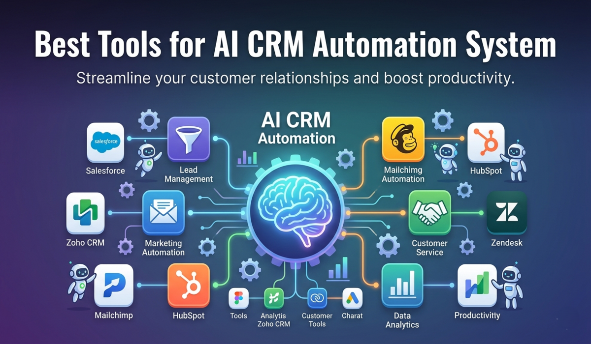 Best Tools for AI CRM Automation System