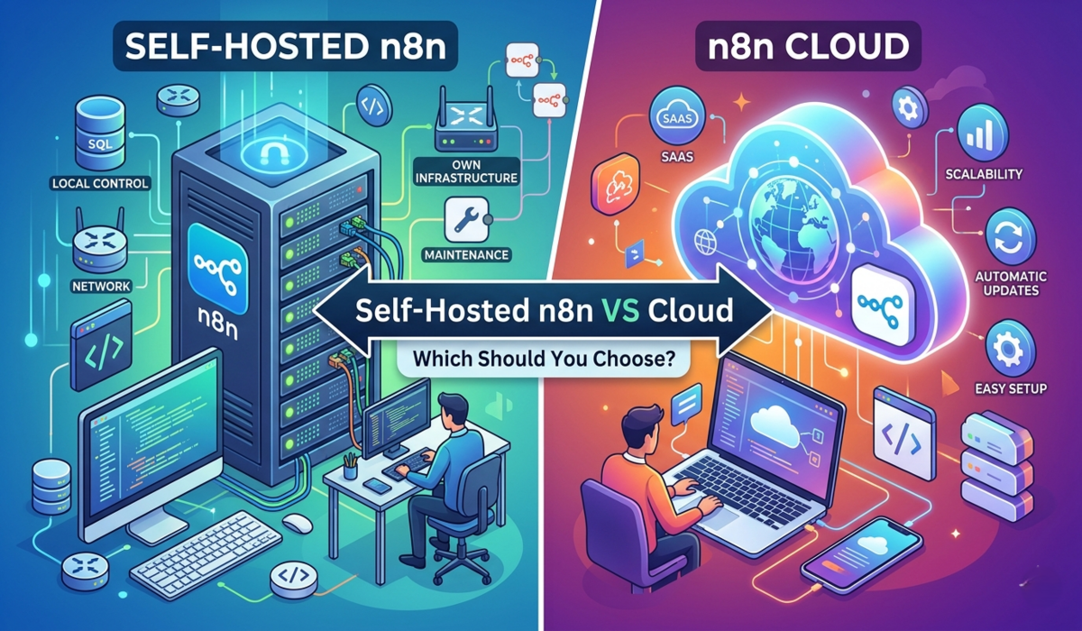 Self-hosted n8n vs Cloud