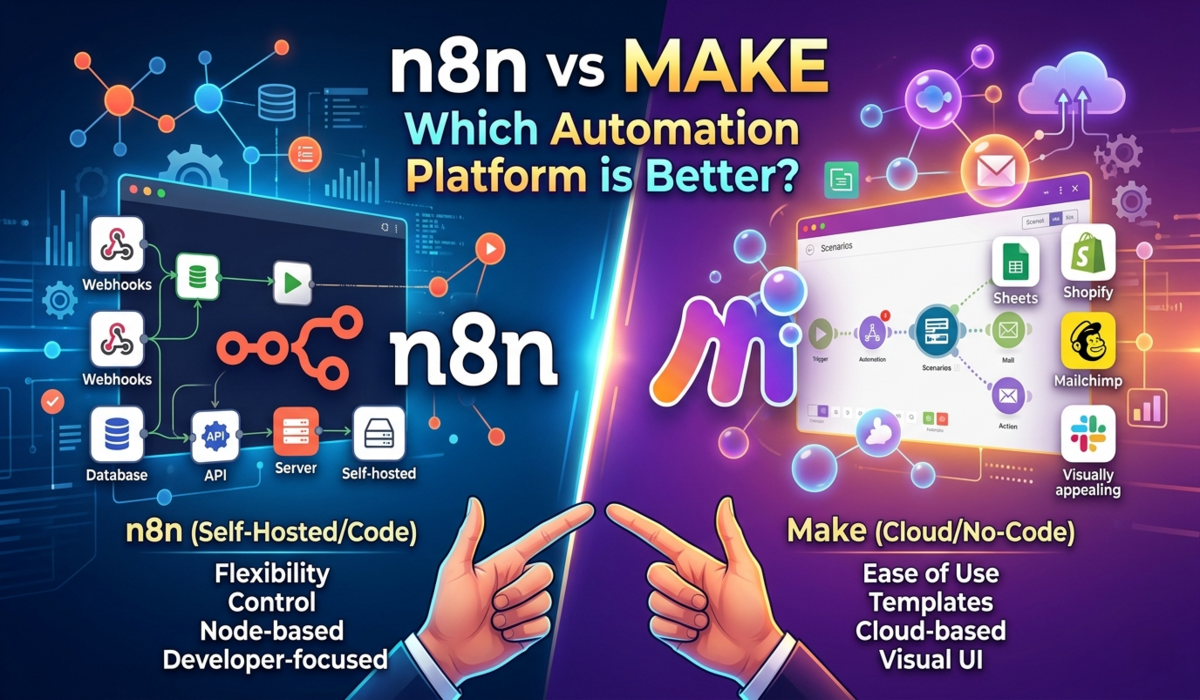 n8n vs Make Which Automation Platform is Better