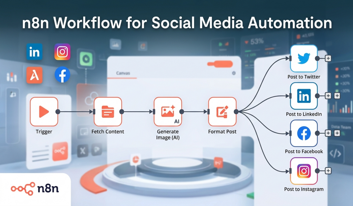 n8n Workflow for Social Media Automation