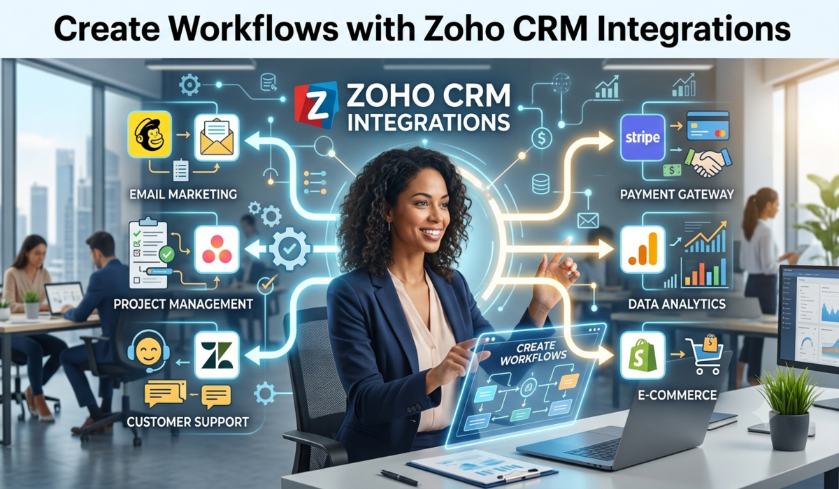 Create Workflows with Zoho CRM Integrations